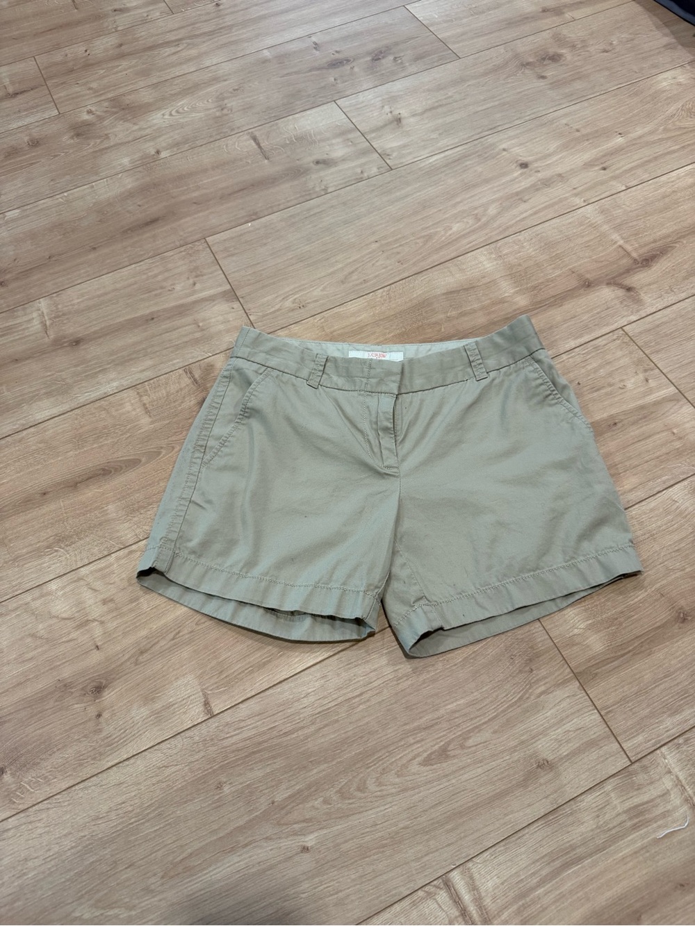 J. Crew Women's Shorts in Olive Green